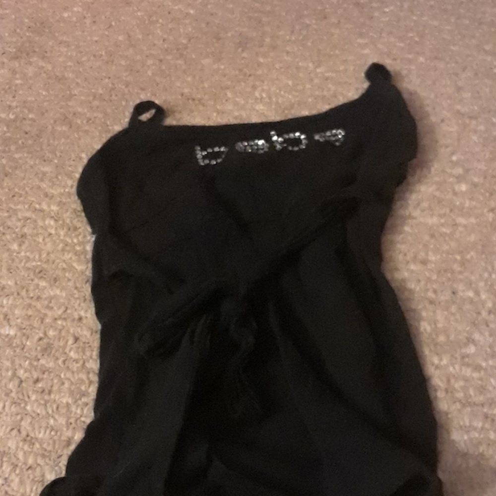 An black short with gems